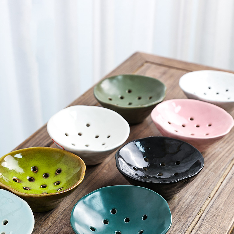 Ikebana Vase Kenzan - Mağaralar çiçek kaseler seramik Zen tarzı