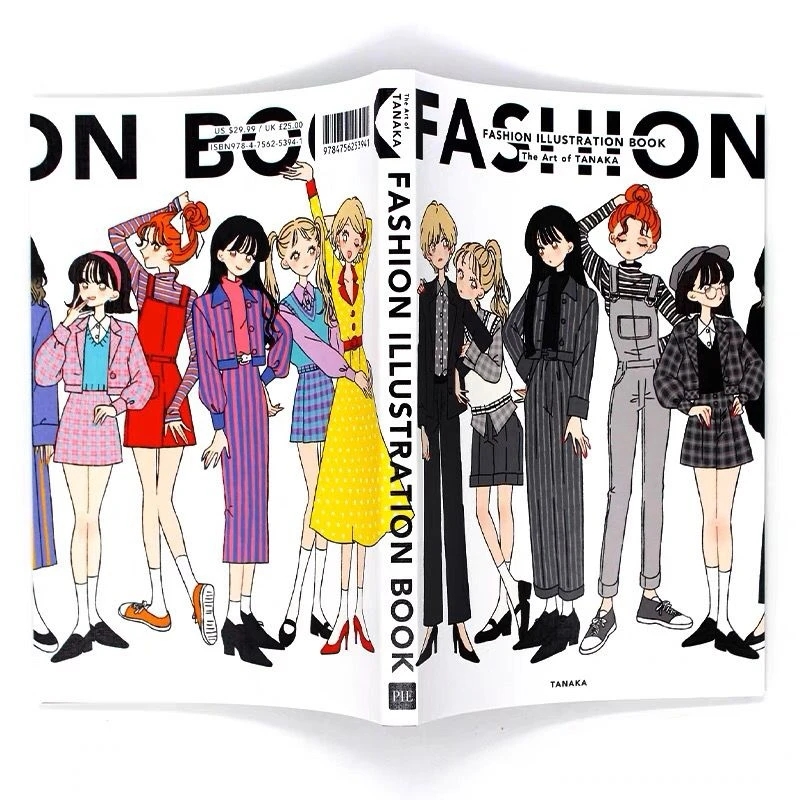 Japanese Lifestyle Books - İngilizce sürüm japonya Illustrator moda illüstrasyon