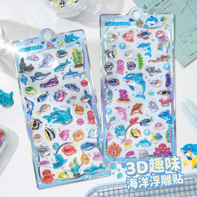Japanese Lifestyle Products - Japon Tarzı Karikatür Deniz Yaşamı 3D