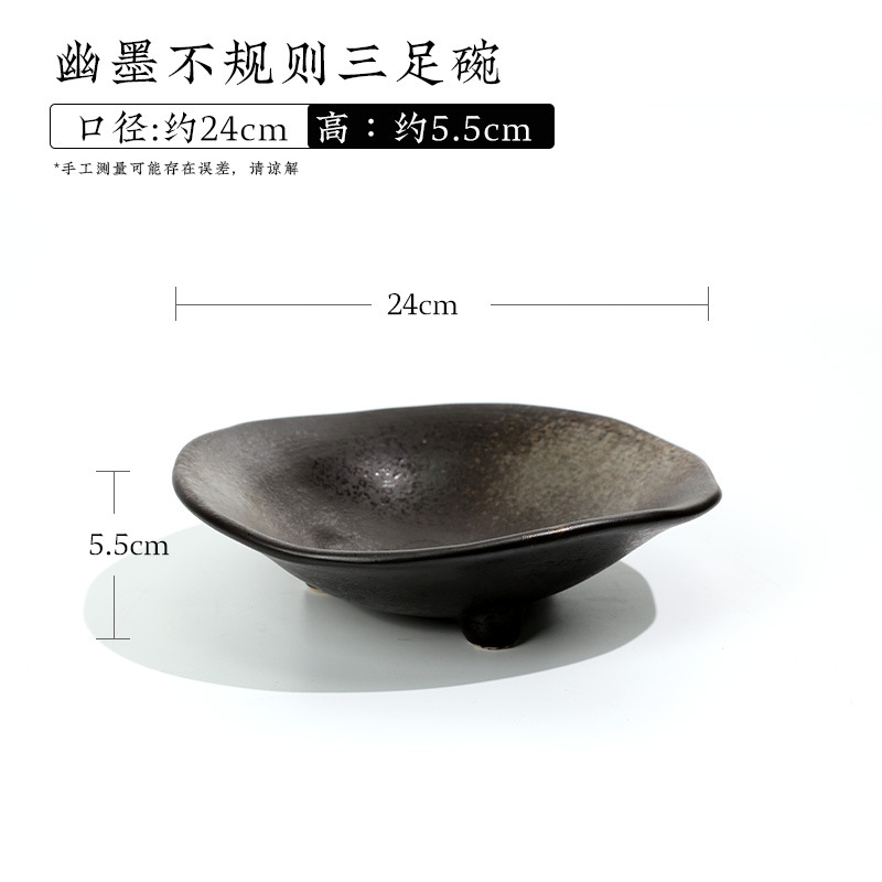 Ikebana Vase Kenzan - Retro Zen Seramik Üç Ayaklı Çiçek