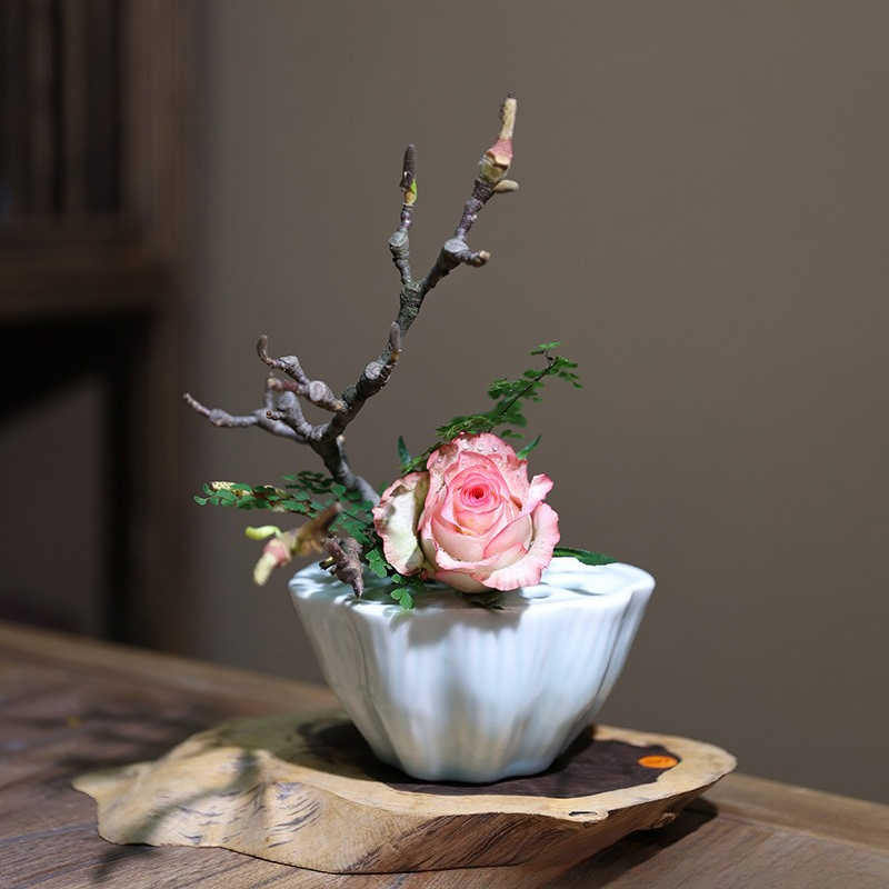 1 adet Çin Tarzı Lotus Şekli S - Ikebana Vase Kenzan incelemesi ve fiyatı