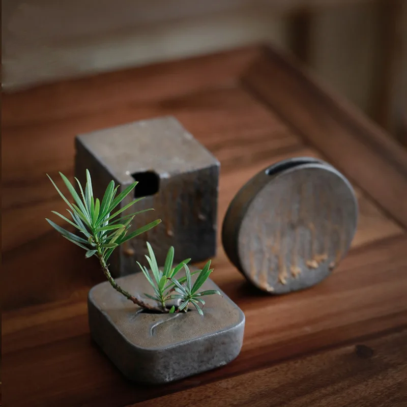 Kore tarzı Soyut İkebana Seram - Ikebana Vase Kenzan incelemesi ve fiyatı