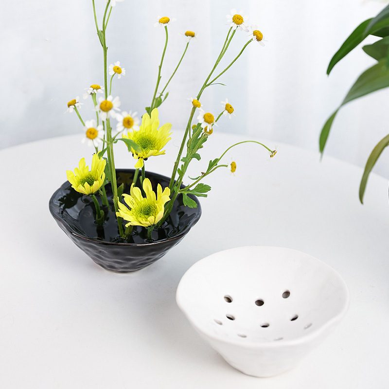 Mağaralar çiçek kaseler serami - Ikebana Vase Kenzan incelemesi ve fiyatı