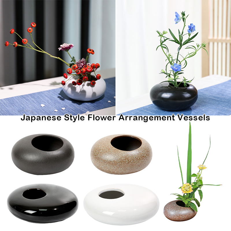 Seramik vazo japon tarzı Ikeba - Ikebana Vase Kenzan incelemesi ve fiyatı