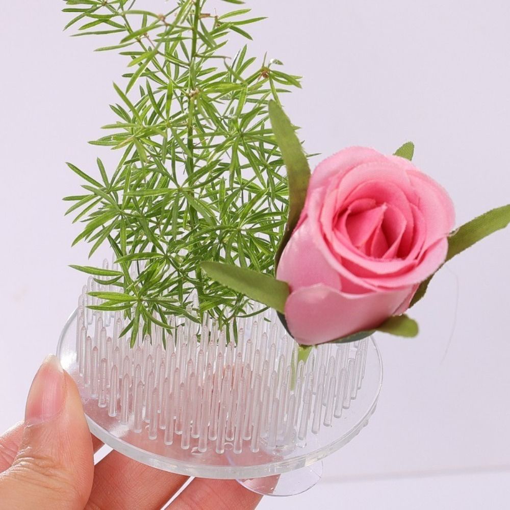 1/3 adet şeffaf Ikebana kök tu - Ikebana Vase Kenzan incelemesi ve fiyatı