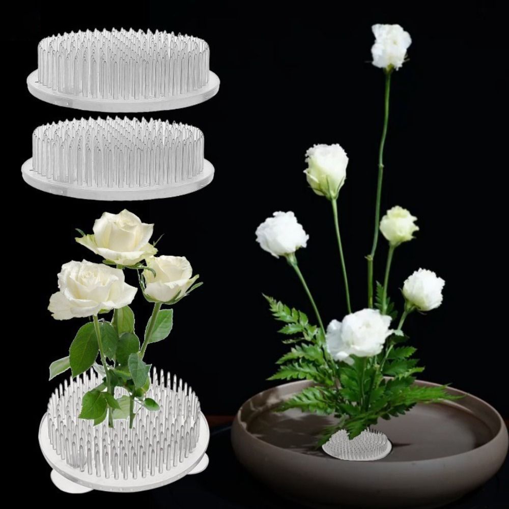 1/3 adet şeffaf Ikebana kök tu - Ikebana Vase Kenzan incelemesi ve fiyatı